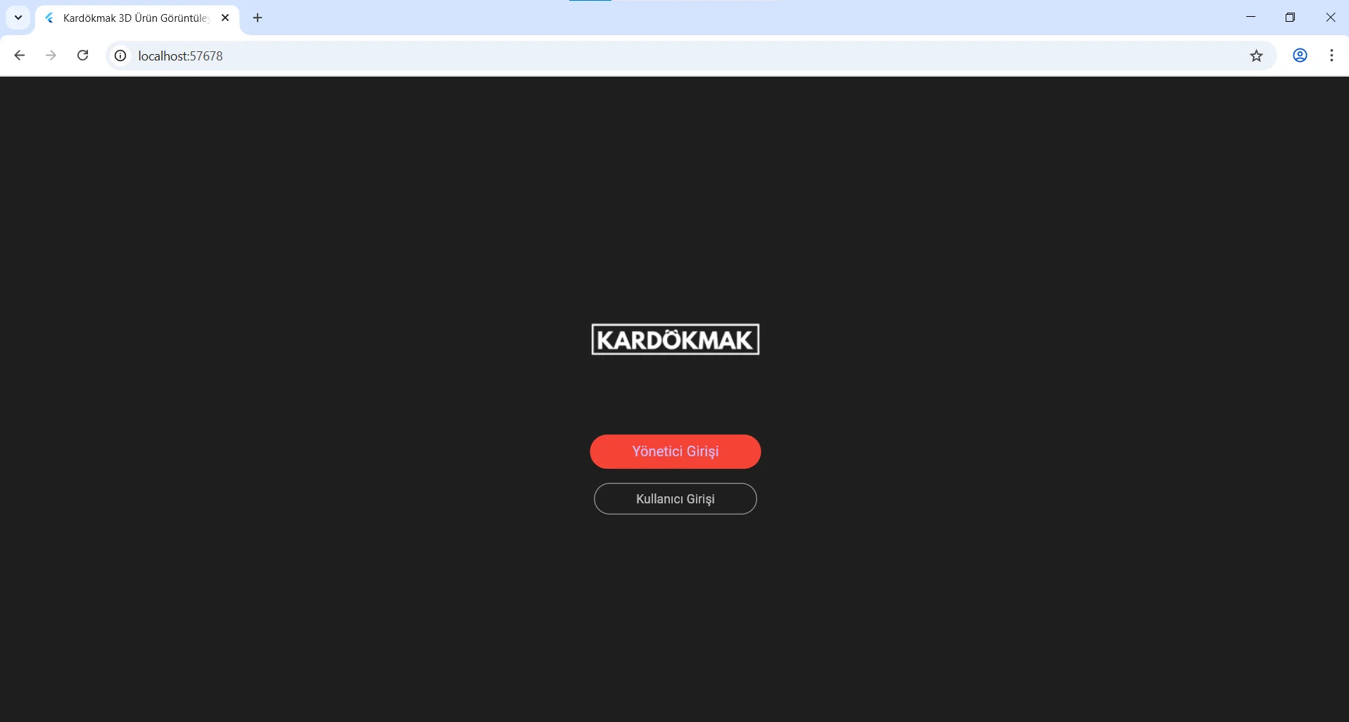 Kardökmak 3D Ürün Görüntüleyici ve Yönetim Sistemi